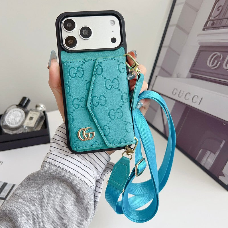 GG Color Side Card Bag Crossbody iPhone Case