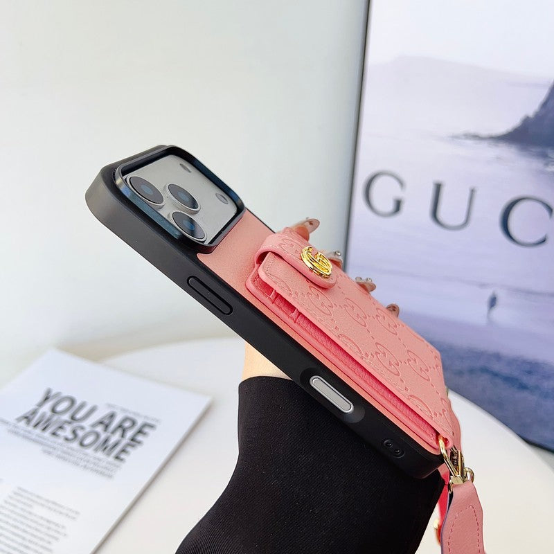 GG Color Crossbody iPhone Case