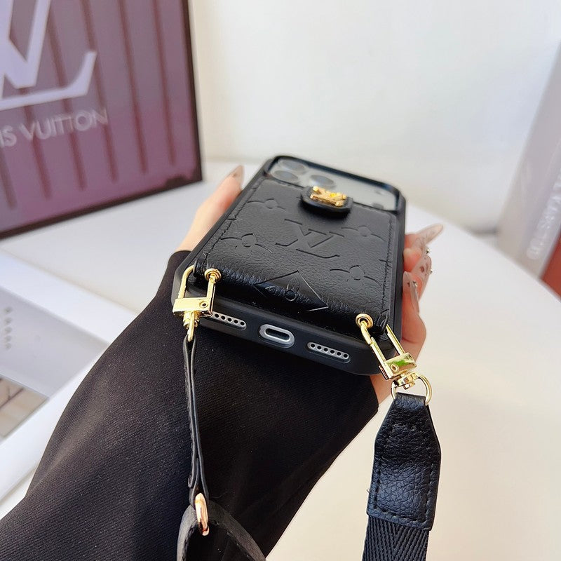 Lou Color Bag Leather iPhone Case