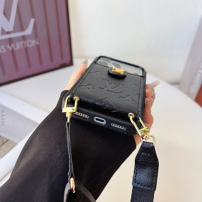 Lou Color Bag Leather iPhone Case