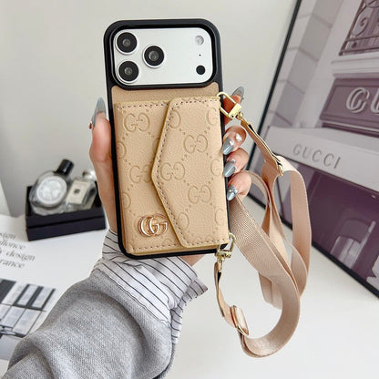 GG Color Side Card Bag Crossbody iPhone Case