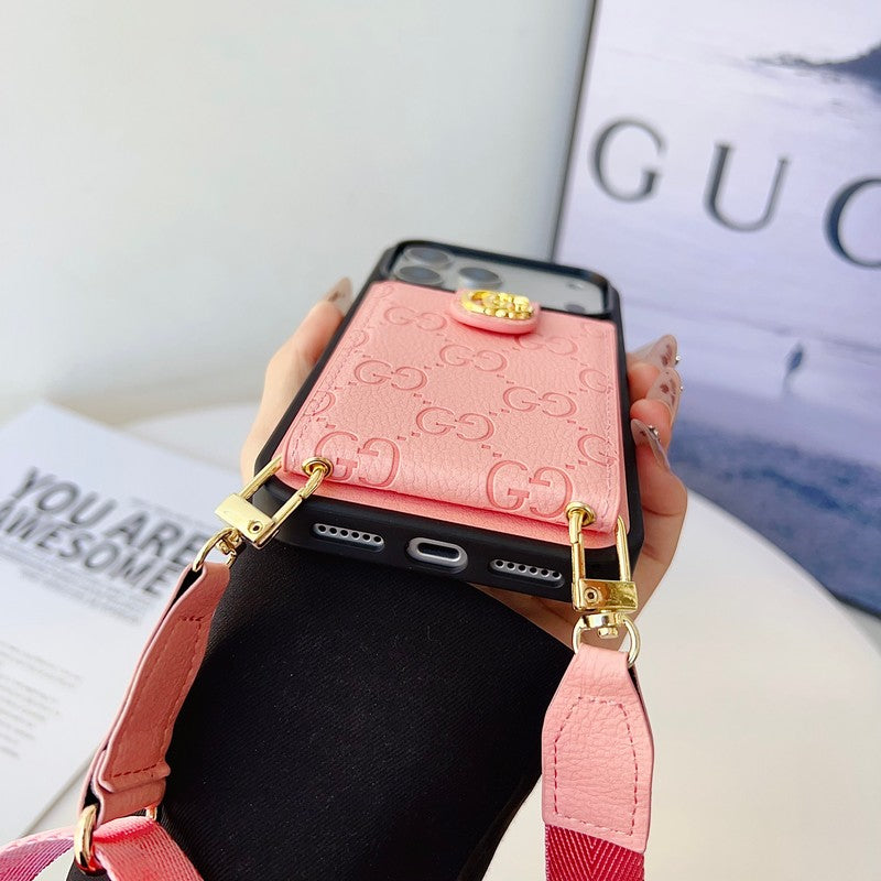 GG Color Crossbody iPhone Case