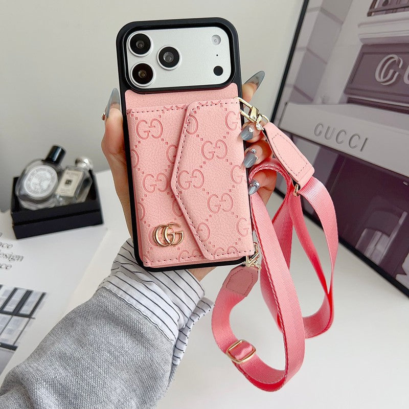 GG Color Side Card Bag Crossbody iPhone Case