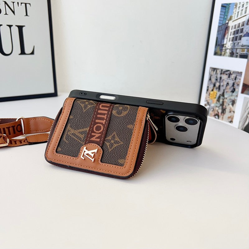 Louis GG Card Crossbody iPhone 18 Case